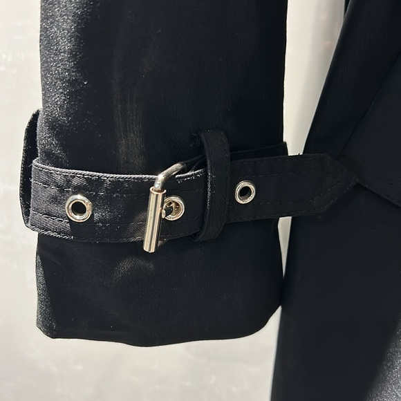 Simons double breasted 3/4 length trench coat with belt - Picture 3 of 10